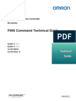 Sysmac NJ FINS TechnicalGuide en 201205 W518-E1-01