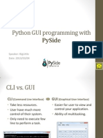 Python GUI Programming With PySide