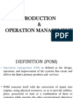 Production & Operation Management