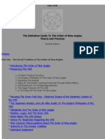 The Definitive Guide To The Order of Nine Angles