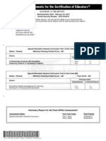 13 Gace Sped General Curriculum Score Report