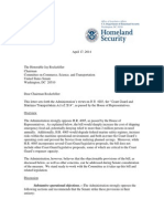 DHS Coast Guard Letter