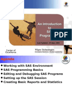 An Introduction To SAS Programming