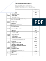 Kumaun University M.A. Previous & M.A. Final (17!04!2014)