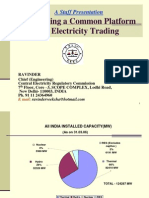 Developing A Common Platform For Electricity Trading