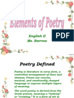 Elements of Poetry