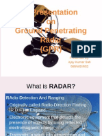 A Presentation On Ground Penetrating Radar (GPR) : Presented By: Ajay Kumar Sah 069/MSI/602