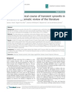 What Is The Clinical Course of Transient Synovitis in Children: A Systematic Review of The Literature