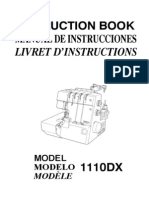 Janome 1110dx Manual de Uso