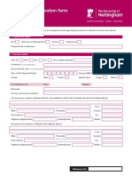 Foundation Application Form