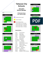 Tcschools 14-15 Calendar