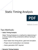 Static Timing Analysis - Suresh