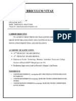 Curriculum Vitae: Rakesh Parsediya