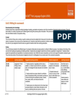 0500 Scheme of Work Unit 8