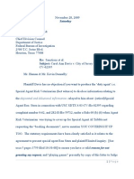 Attorney Haman William November 27, 2009 About December 18 2008