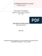 Pouchkine - Eugene Oneguine