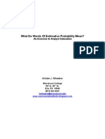 What Do Words of Estimative Probability Mean?