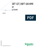 Magelis XBT GT, XBT GK HMI - Programming Guide (2012-04)