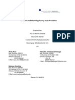 Verfahren Der Reihenfolgeplanung in Der Produktion - Hausarbeit