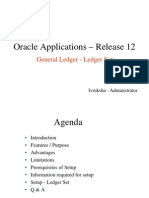 Oracle R12 Ledger Sets