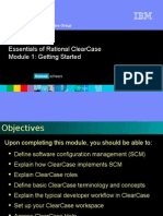 Essentials of Rational Clearcase Module 1: Getting Started: Ibm Software Group