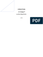 Creation in 6 Days by Alvin Boyd Kuhn