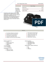 M/V™ Series Servo Drive: Description Power Range