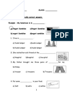 Year 3 KSSR May Exam