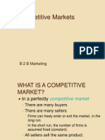 Competitive Markets: B 2 B Marketing