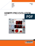 Pro Evolution MXE Panel User Manual