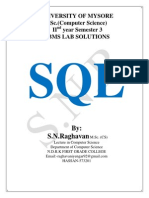 SQL Lab Manual