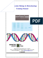 Basic Molecular Biology & Biotechnology Training Manual