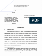 Summit Data Sys., LLC v. EMC Corp., Et Al., C.A. No. 10-749-GMS (D. Del. Sept. 25, 2014) .