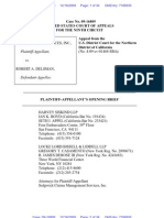 Sedgwick V Delsman 9th Cir Opening Brief