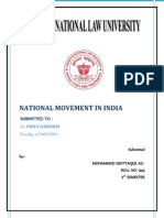 National Movement in India