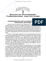 Basics of Shutdowns, Turnarounds, and Outages