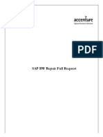 SAP BW Repair Full Request