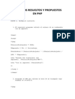 Ejercicios Resueltos y Propuestos en PHP