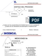 3 Metricas Seis Sigma