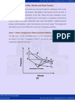 8 Comparison of Otto, Diesel, Dual Cycles