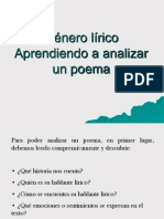 Aprendo A Analizar Un Poema