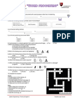 Word Processing EXAM PDF