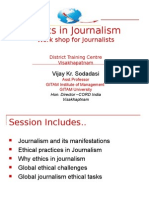 Ethics in Journalism - Vijaygitam