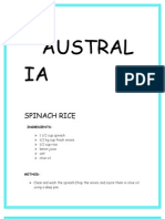 Austral IA: Spinach Rice