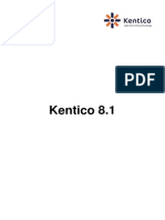 Kentico 8.1 Configuring Kentico PDF