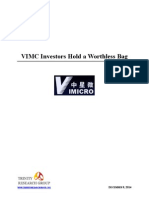 VIMC Investors Hold A Worthless Bag