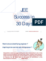 JEE Success in 30 Days For JEE MAIN 2015 Aspirants