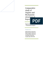 OB Report - Section A - Organicv Vs Mechanistic