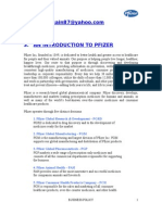 An Introduction To Pfizer: 1. Pfizer Global Research & Development - PGRD