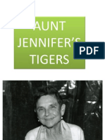 On Aunt Jennifer's Tigers